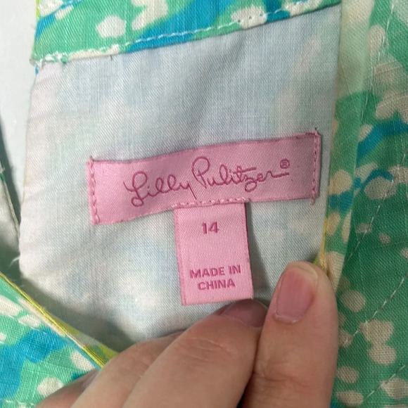 Lilly Pulitzer Girl’s Lula Flowy Sea Urchin Dress - Picture 3 of 7